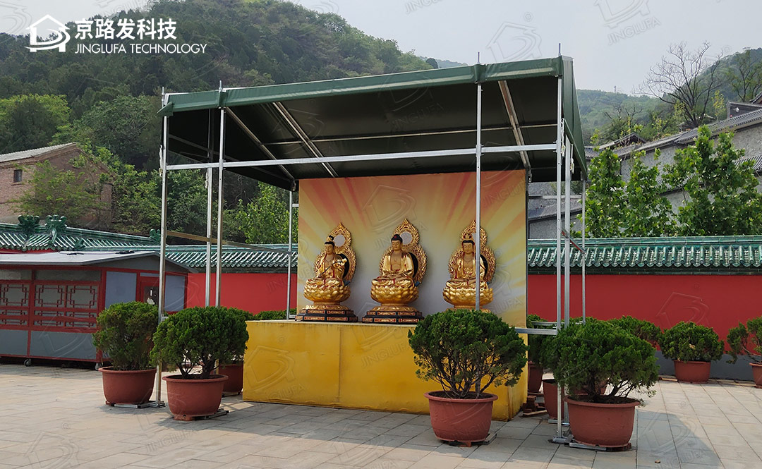北京寺庙佛像遮雨棚